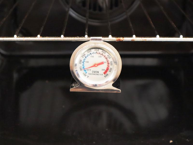 как определить температуру духовки