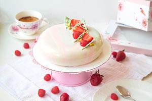 Муссовый торт «Фисташка-малина»