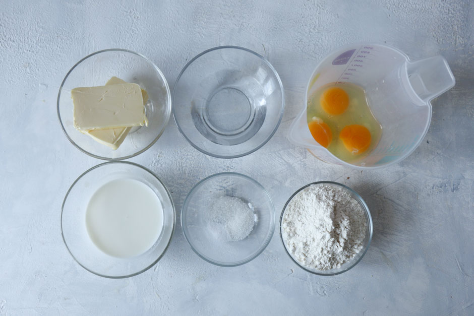 Заварное тесто ингредиенты