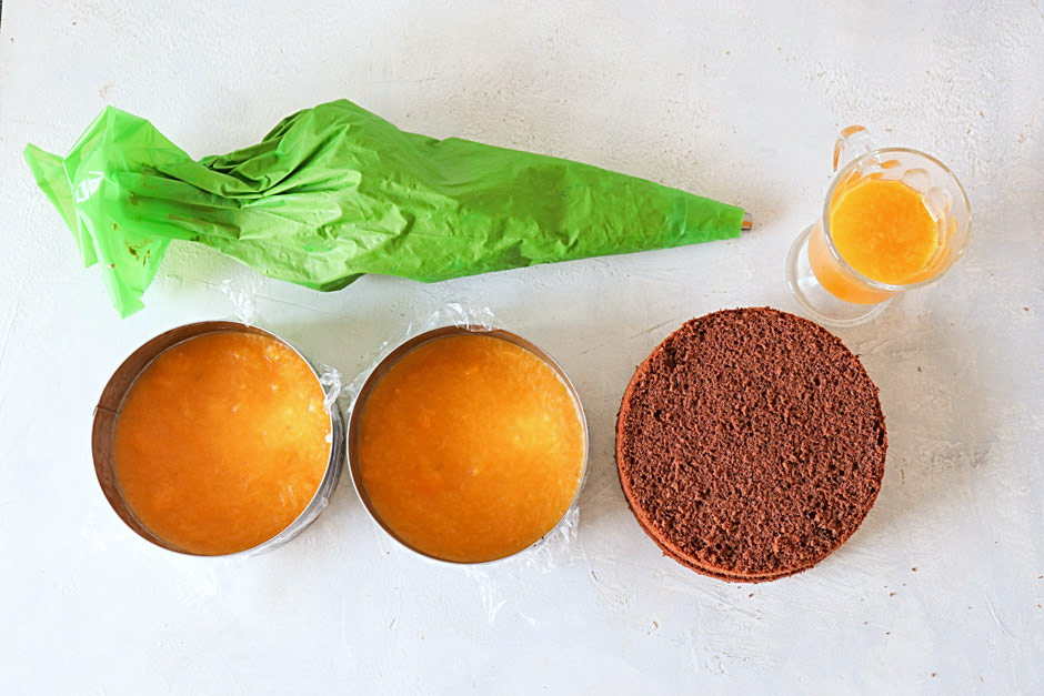 4 лучших рецепта торта с шоколадом с начинкой из апельсинов