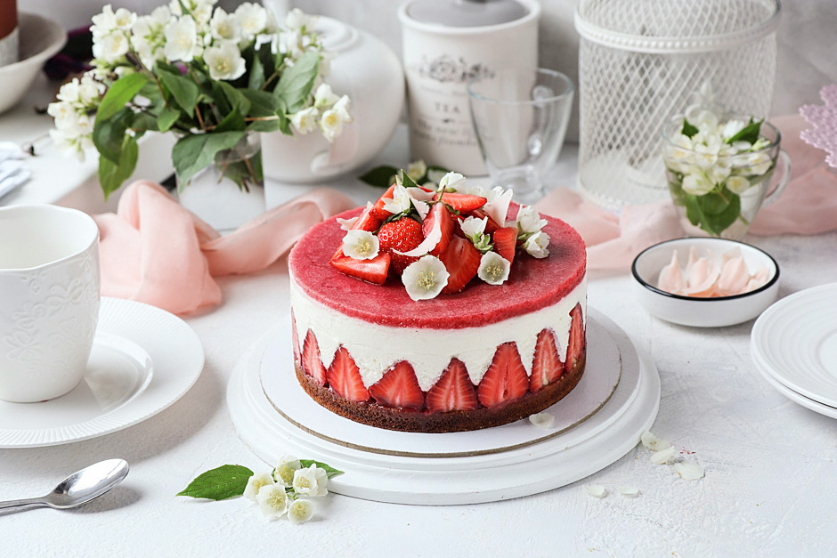 cake fraisier 35