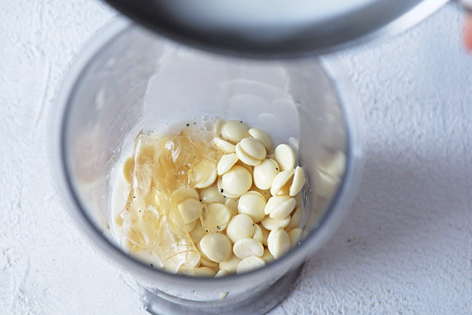 готовим мусс на белом шоколаде 