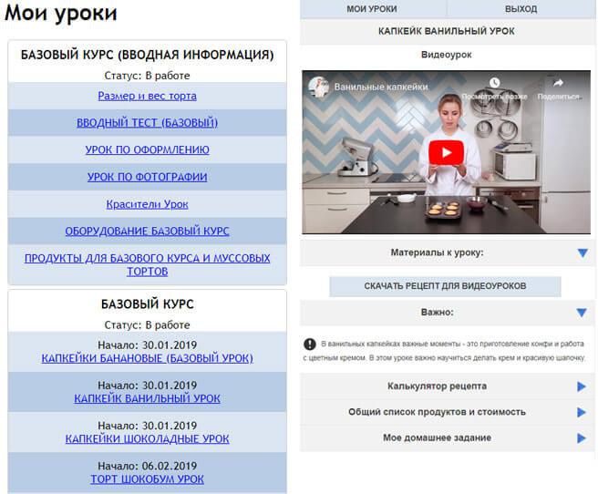 Базовый кондитерский курс